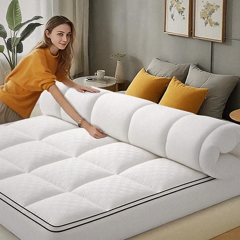 Extra Thick Mattress covers Topper 1000Gsm Cooling Noiseless Breathable Fitted