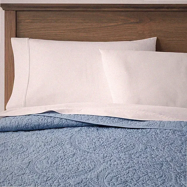 Garment Washed Paisley Stitch Quilt - Threshold