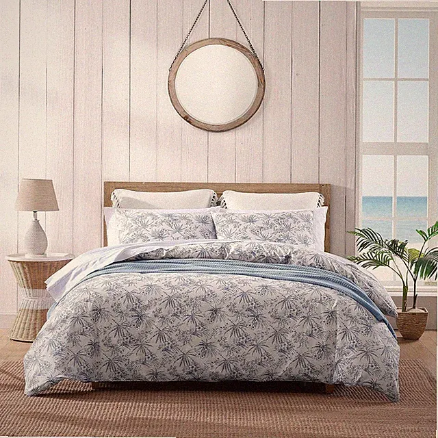 Queen Duvet Cover Set, Soft & Smooth Cotton Bedding with Lightweight Feel, Sec