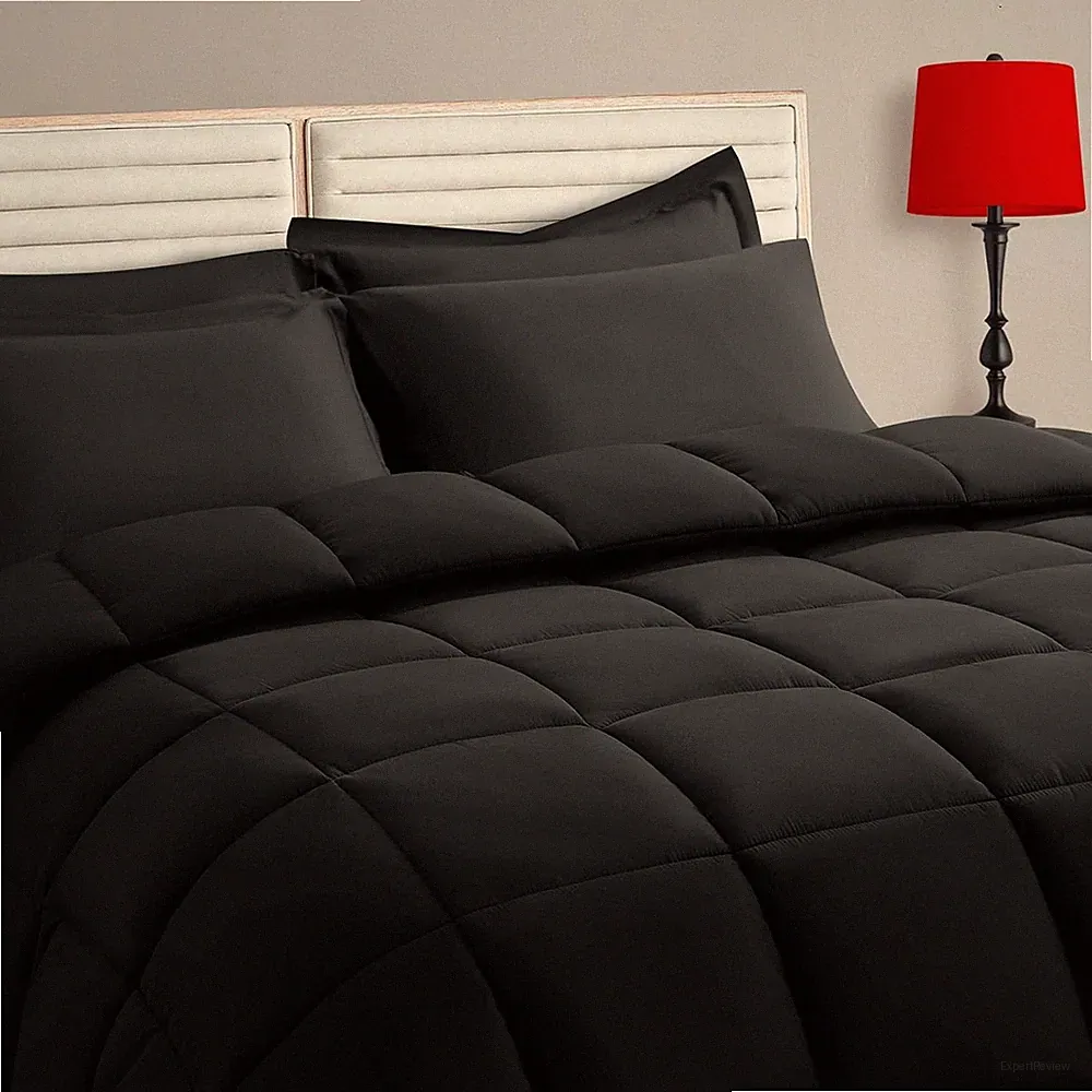 Queen Size Comforter Set - 7 Pieces, Bed in a Bag Bedding Sets